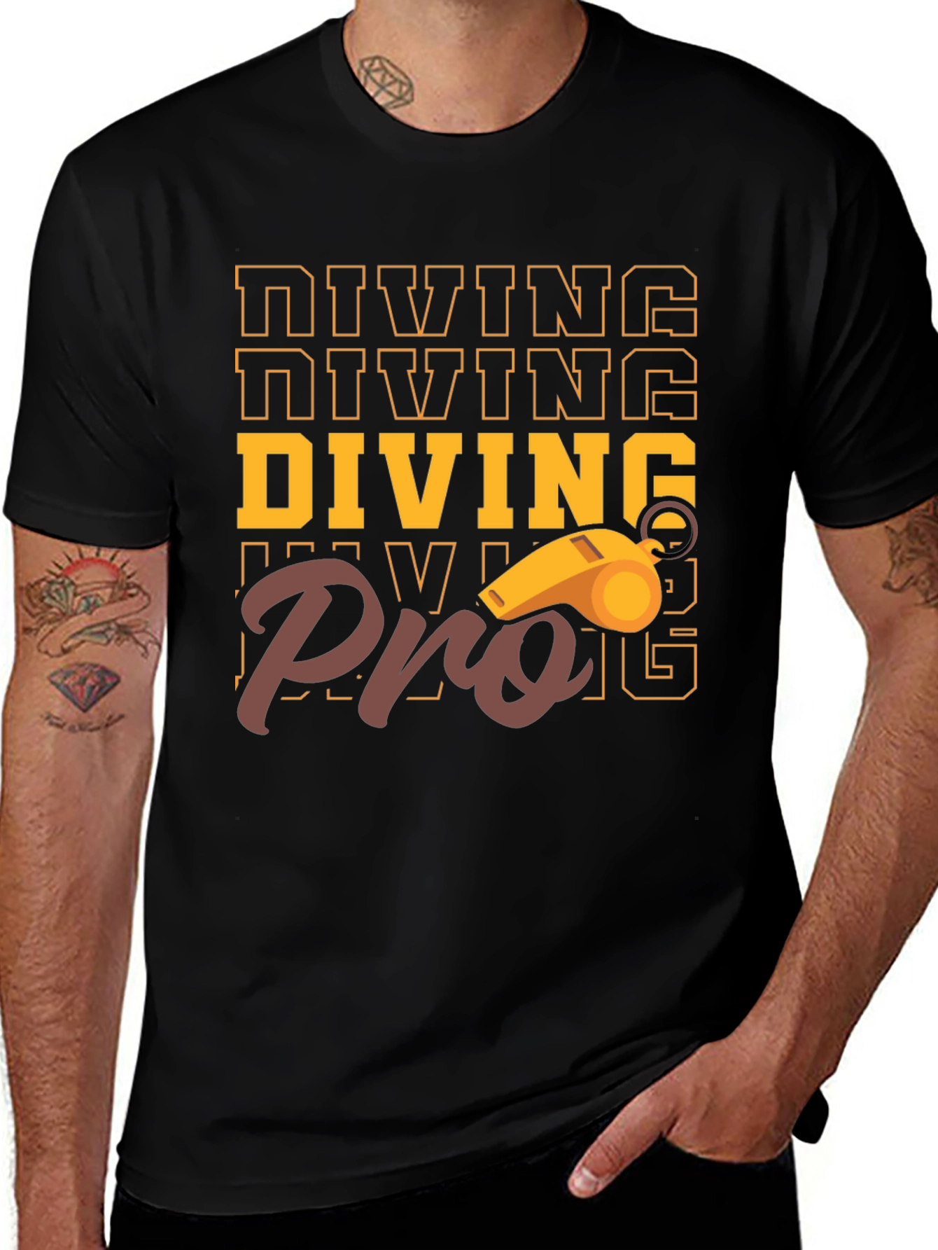 Diving Pro Graphic T-Shirt
