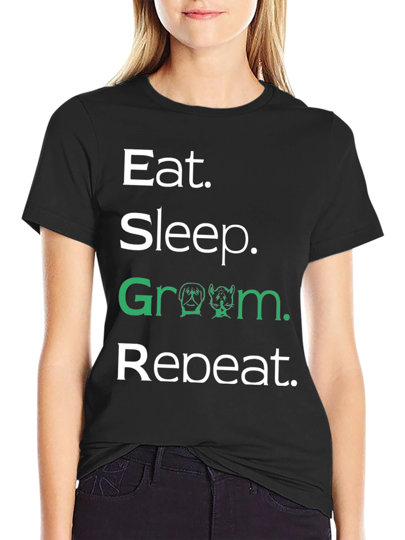 Eat Sleep Groom Repeat T-Shirt