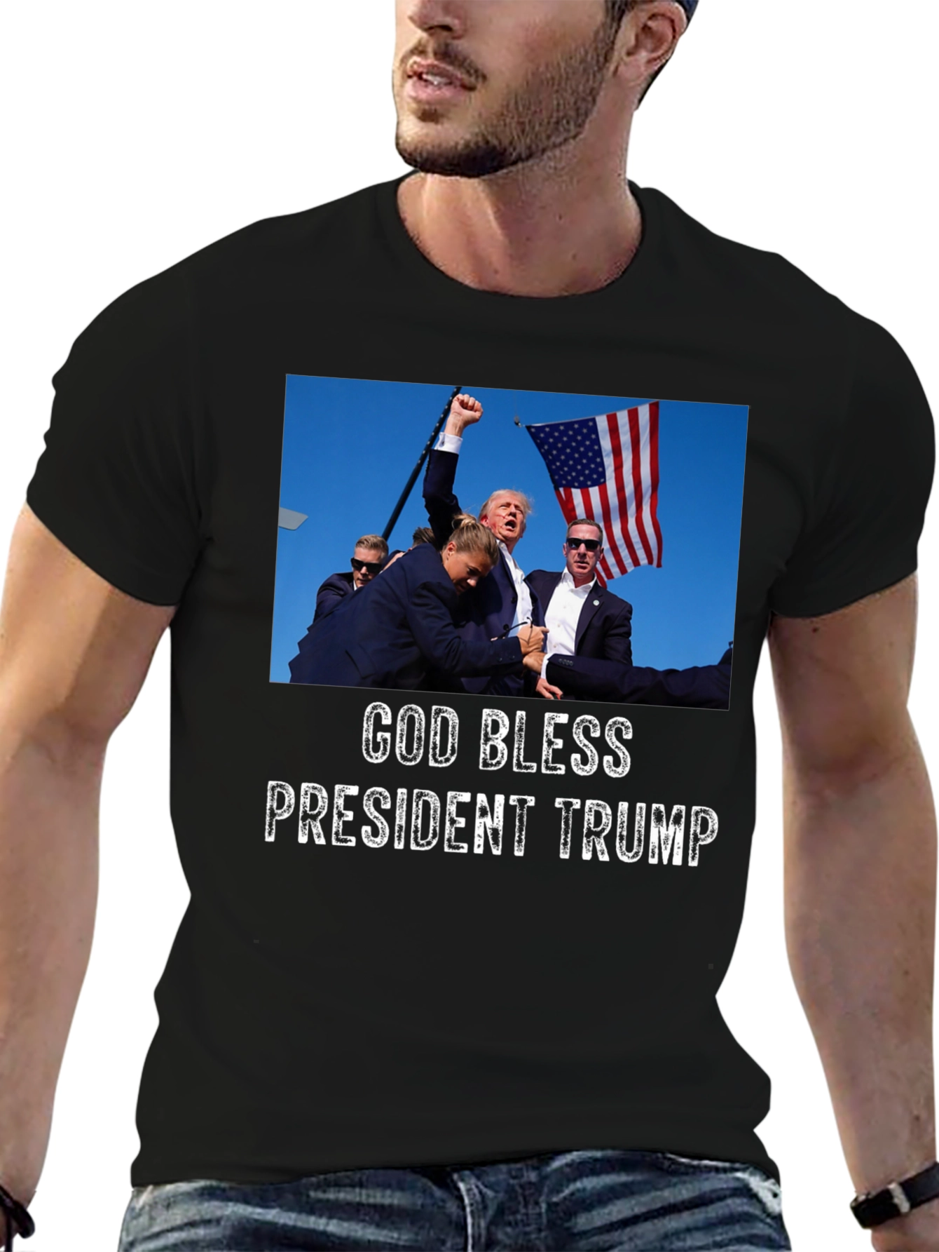 God Bless President Trump T-Shirt