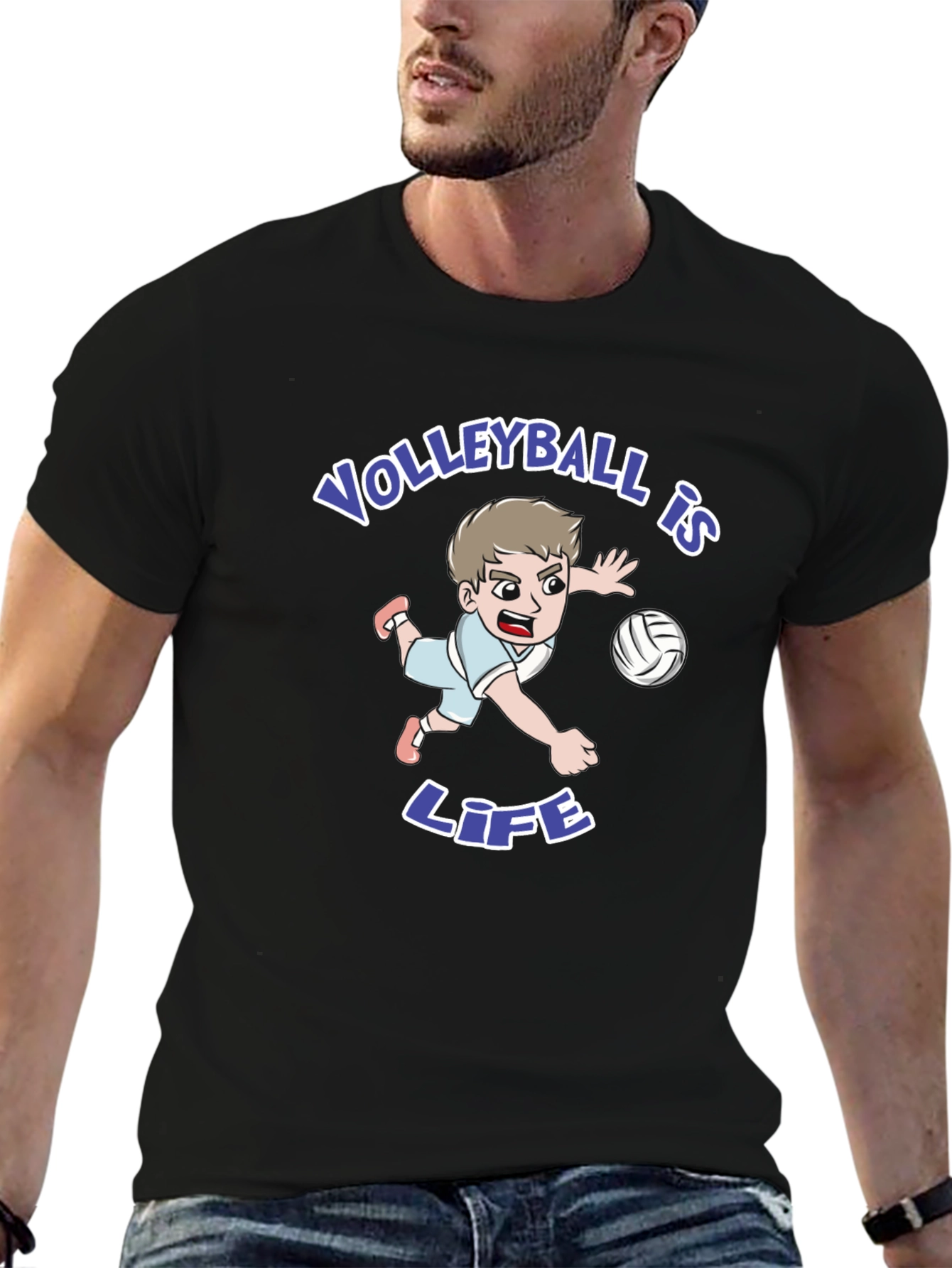 Volleyball is Life Graphic T-Shirt
