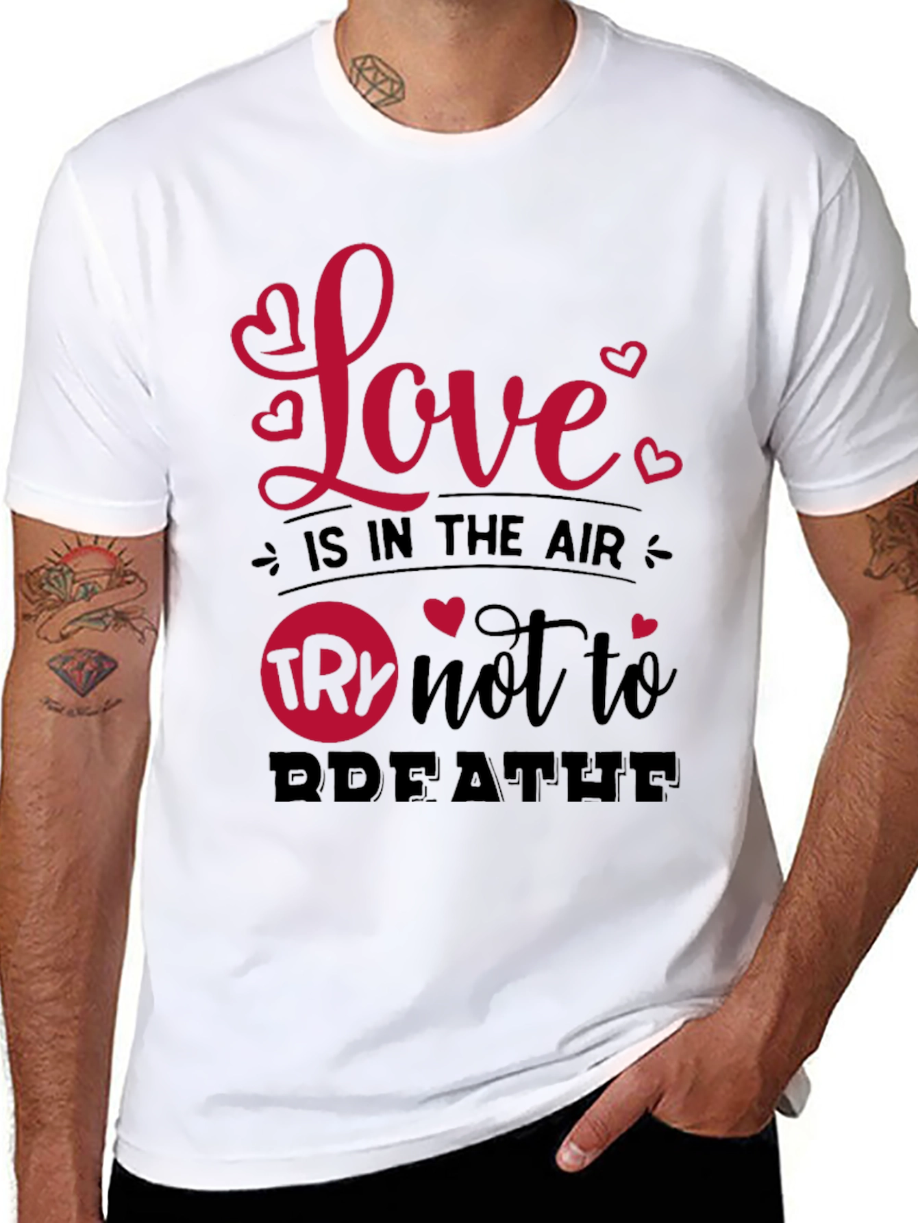 Love is in the Air Valentines Day T-Shirt
