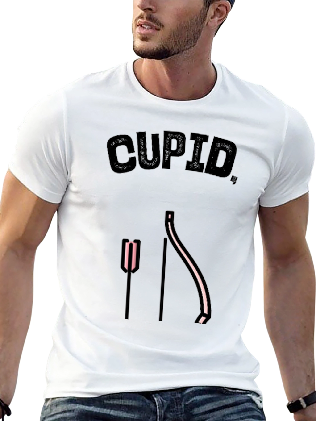 Cupid Arrow Bow Valentines T-Shirt