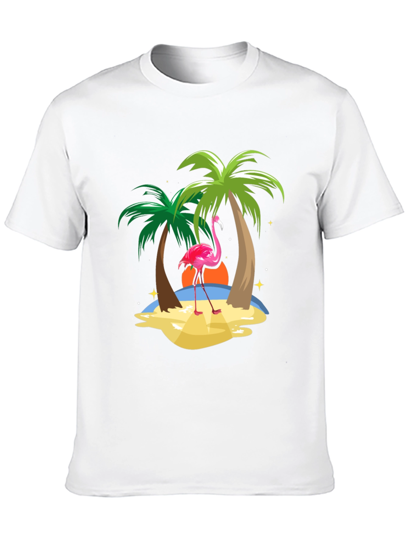 Tropical Flamingo Graphic Tee