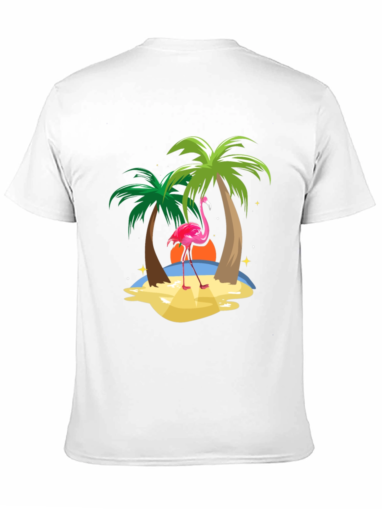 Tropical Flamingo Graphic Tee