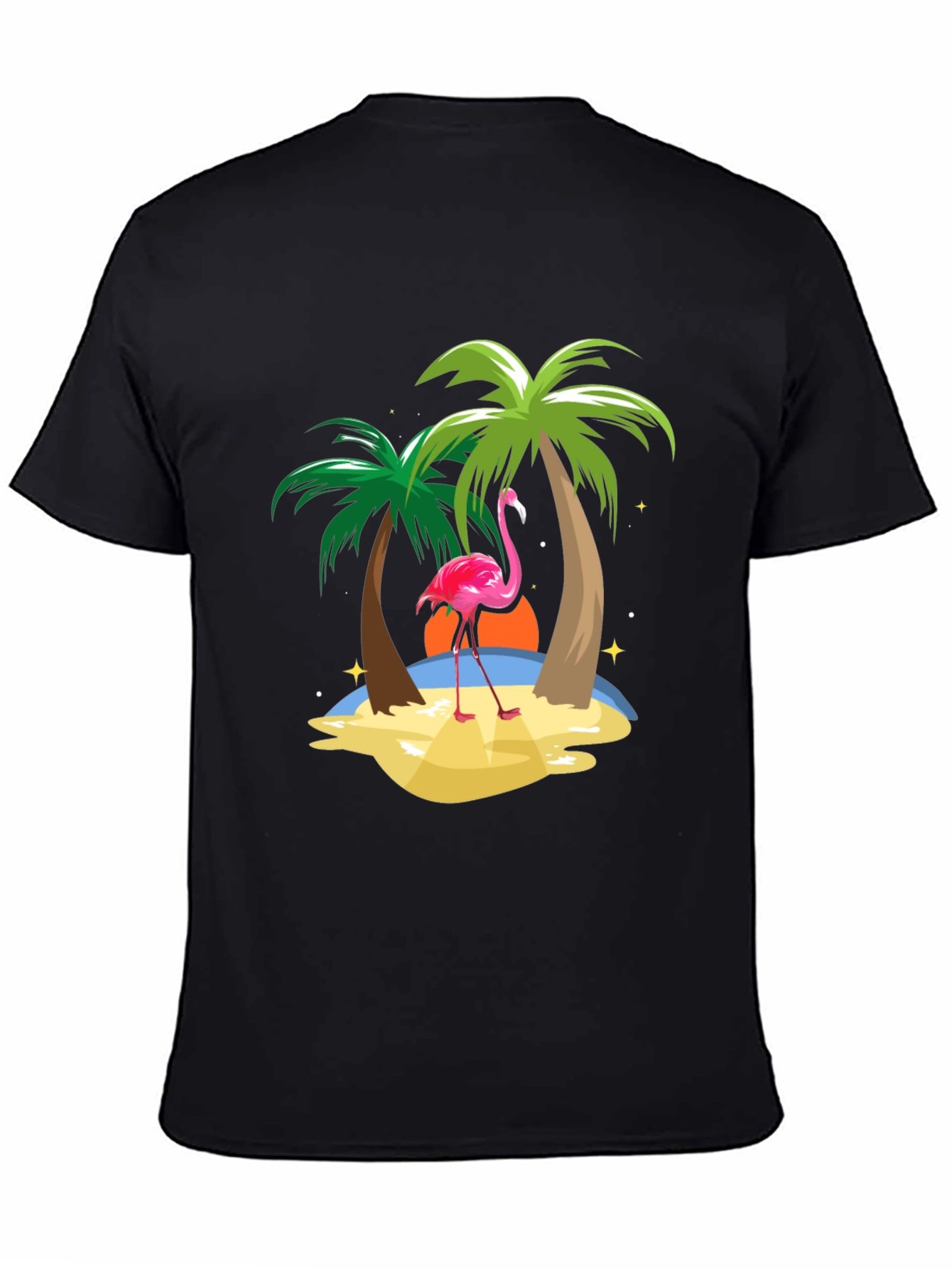 Tropical Flamingo Graphic Tee