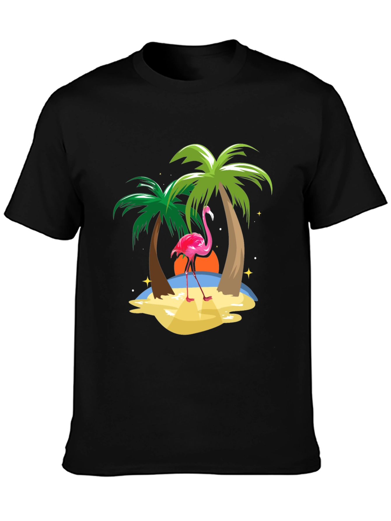 Tropical Flamingo Graphic Tee