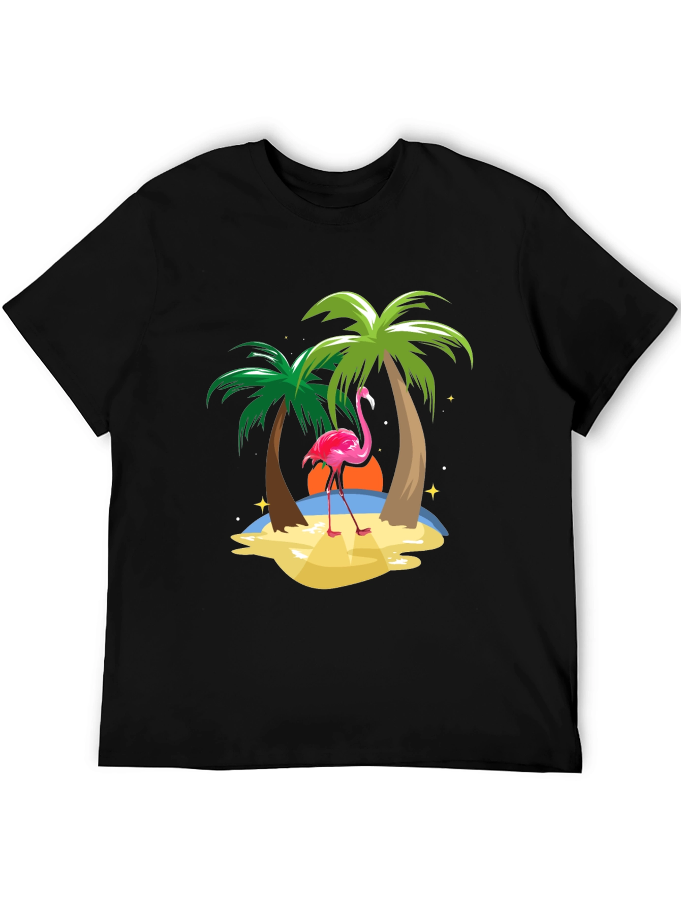 Tropical Flamingo Graphic Tee
