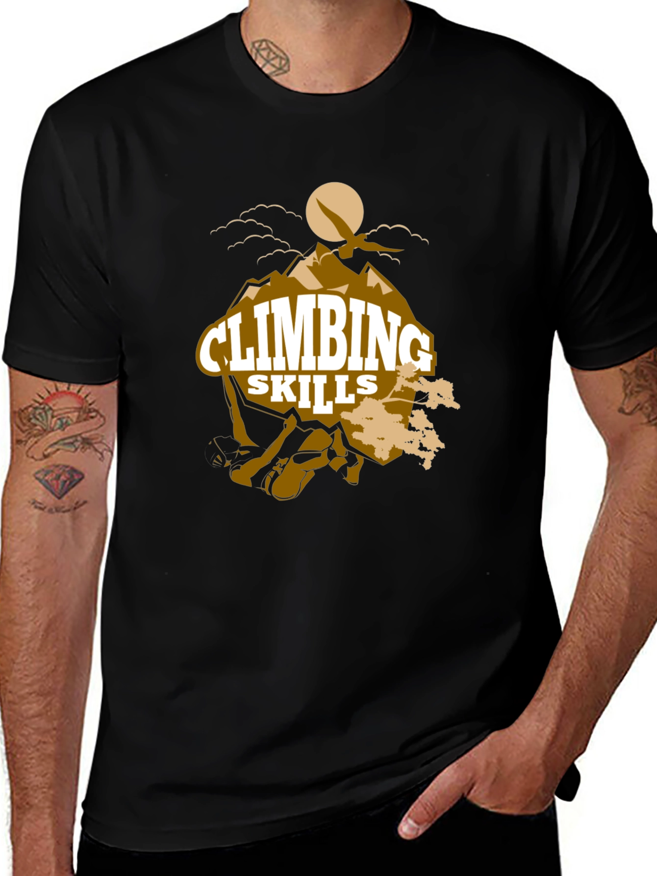 Climbing Skills Graphic Print T-Shirt