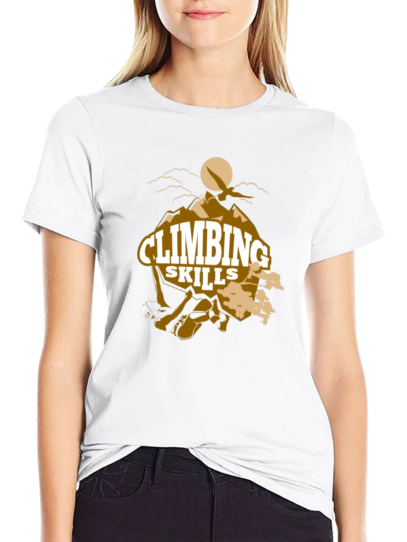 Climbing Skills Graphic Print T-Shirt