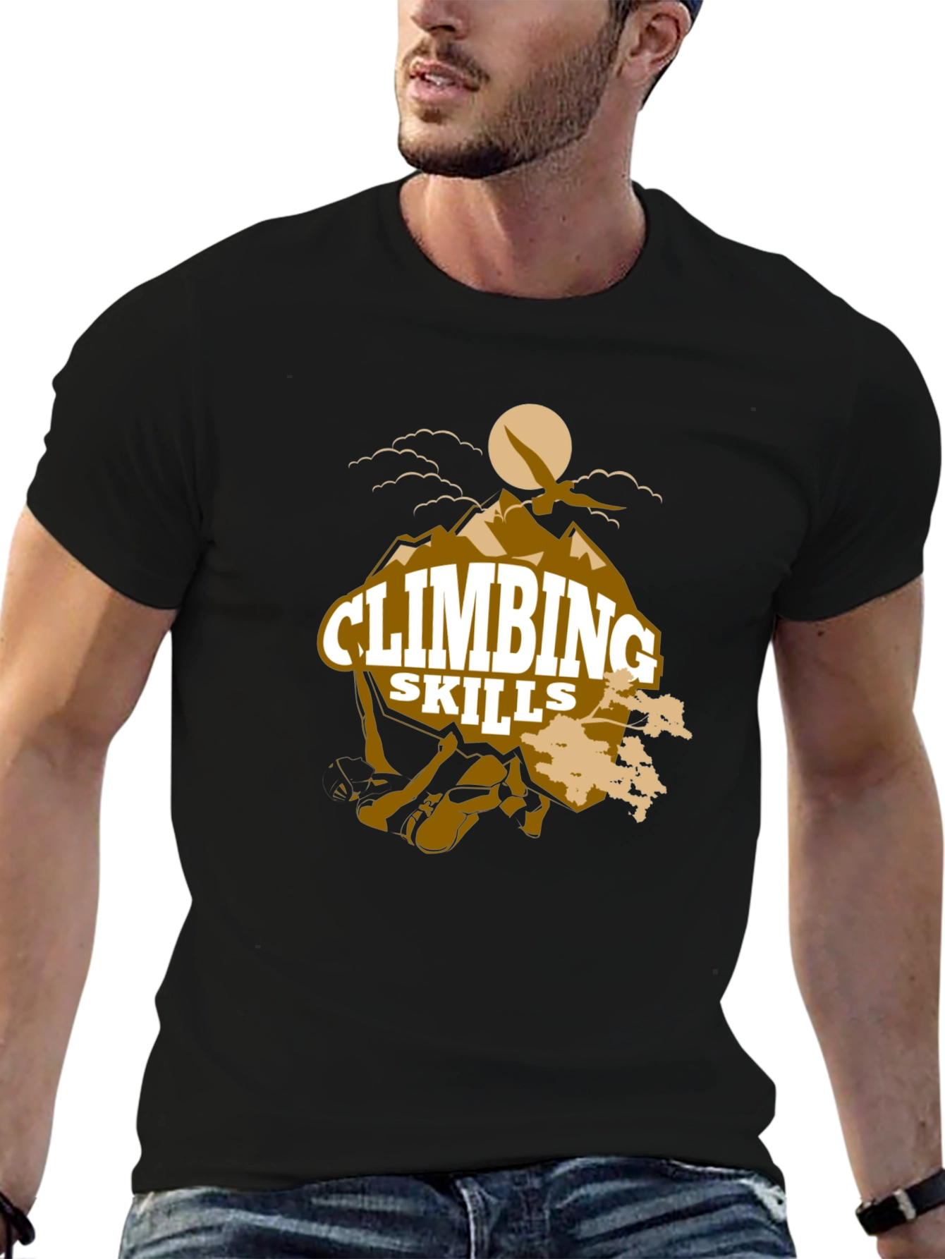 Climbing Skills Graphic Print T-Shirt