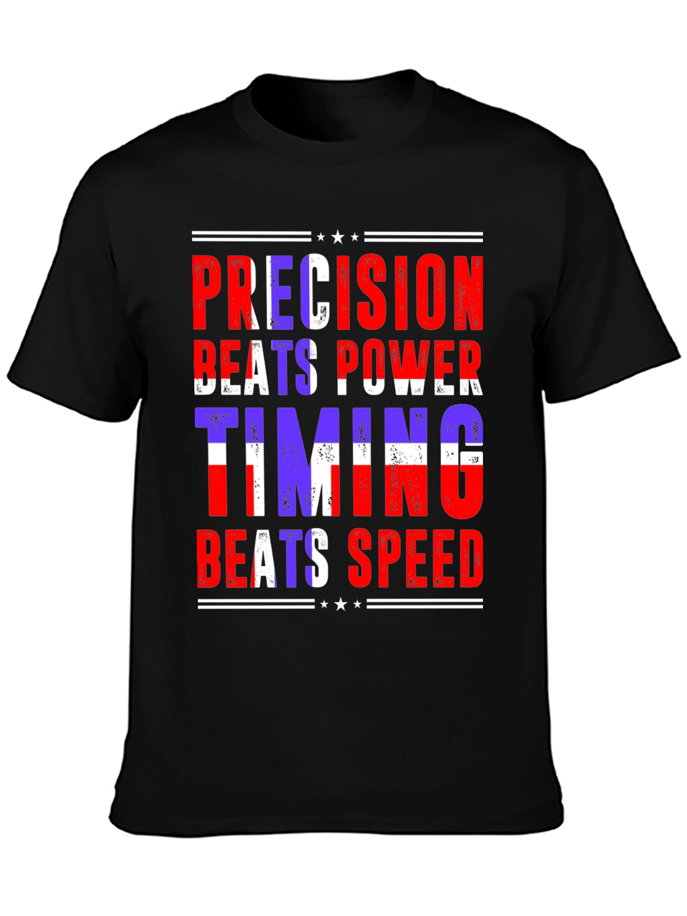 Precision Beats Power Graphic T-Shirt