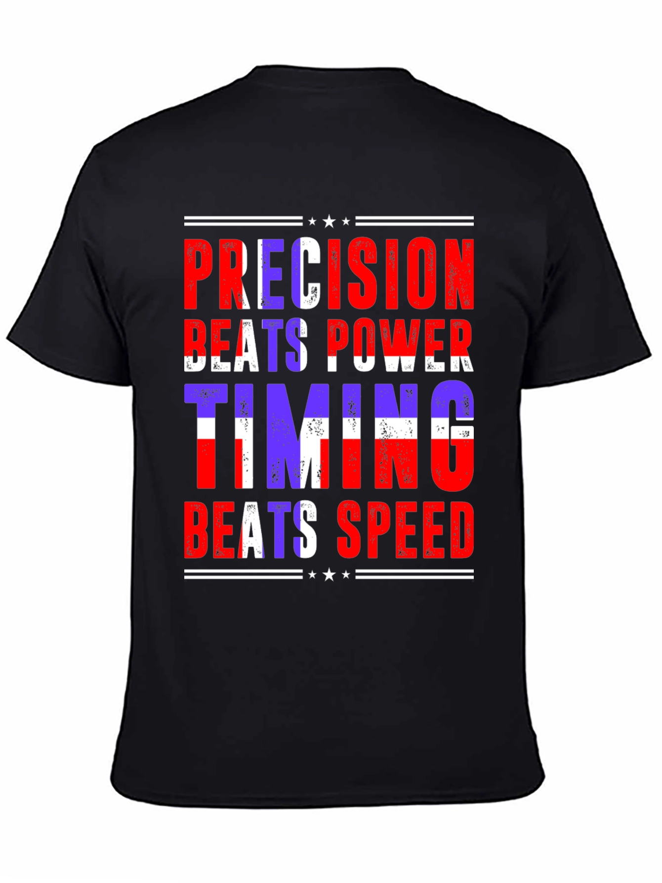 Precision Beats Power Graphic T-Shirt
