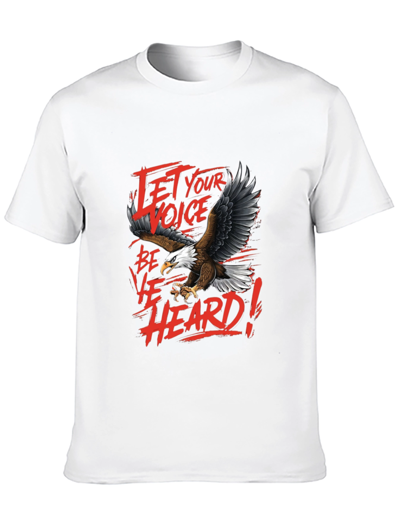 Let Your Voice Be Heard Eagle Graphic Tee