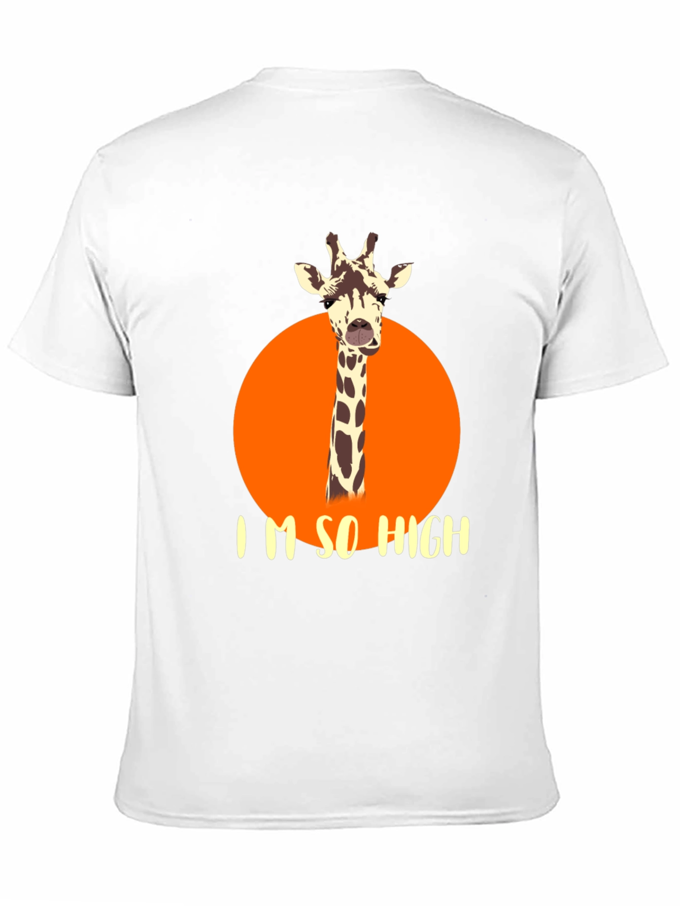 Funny Giraffe T-Shirt - Im So High Novelty Tee