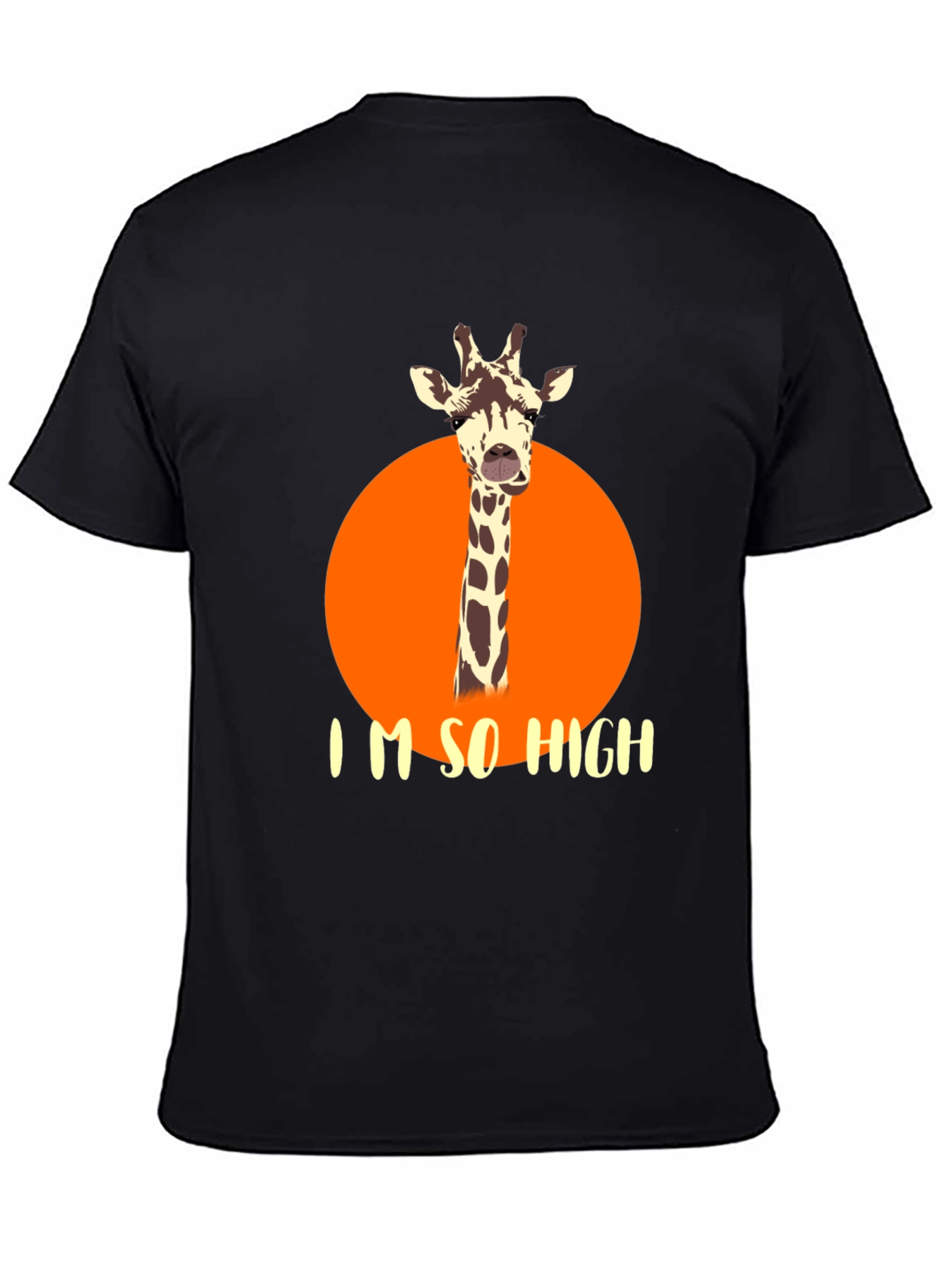 Funny Giraffe T-Shirt - Im So High Novelty Tee