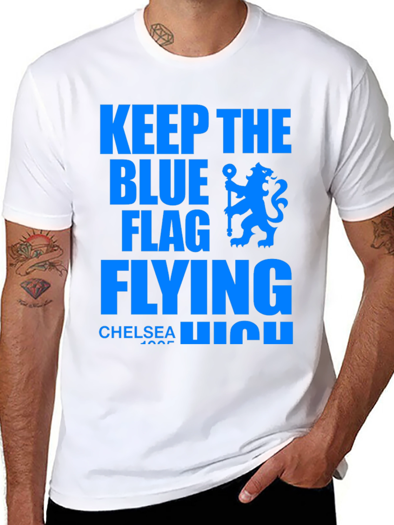 Chelsea FC Keep The Blue Flag Flying High T-Shirt