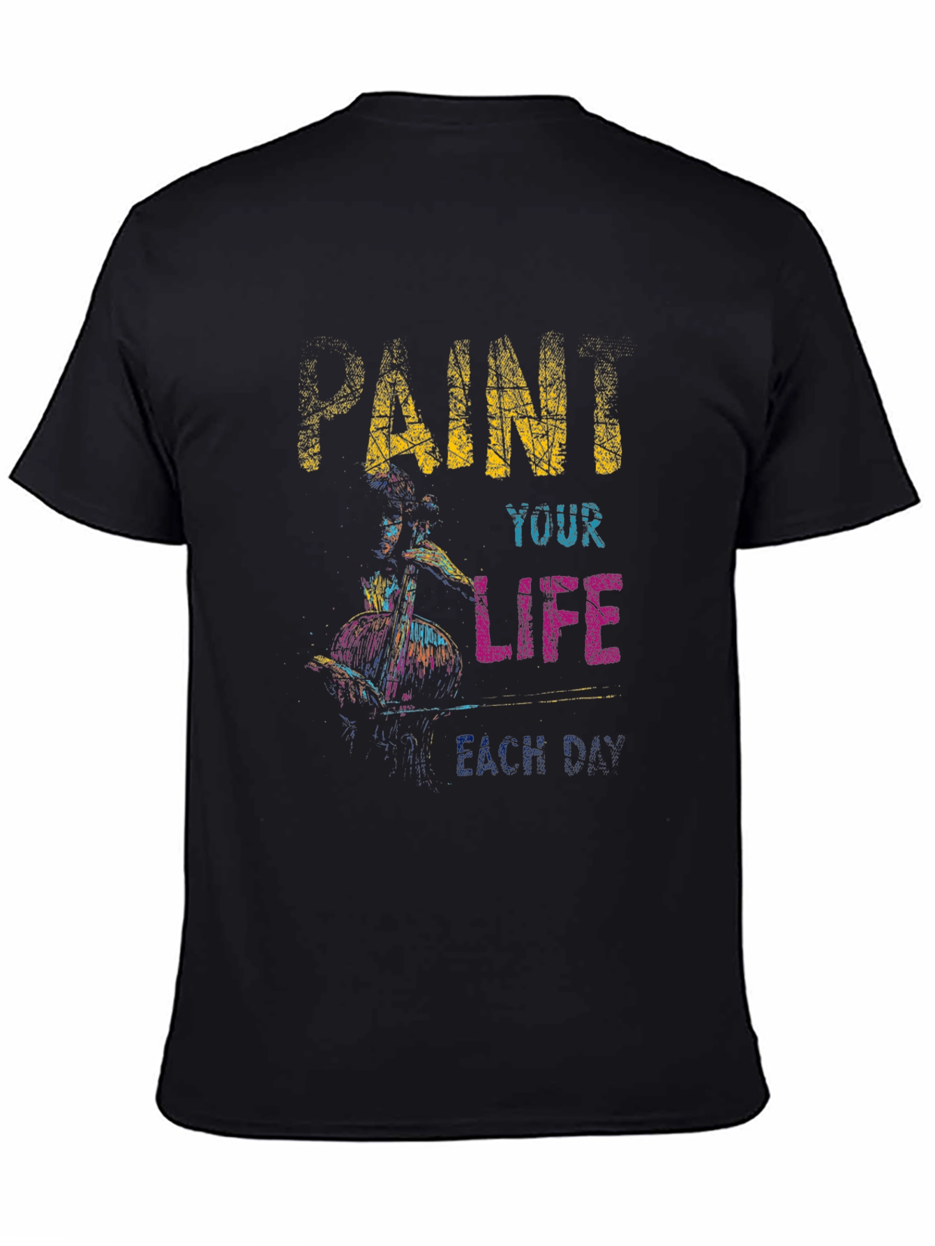 Paint Your Life Tee - Artsy Graphic T-Shirt