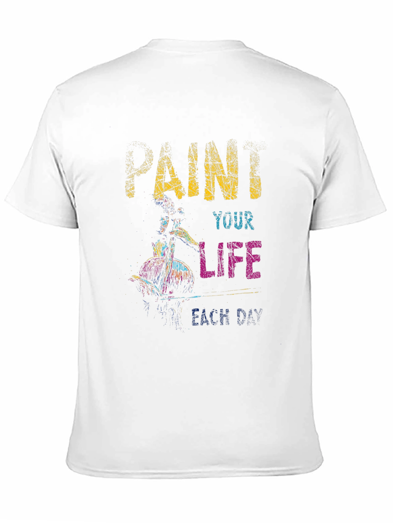 Paint Your Life Tee - Artsy Graphic T-Shirt