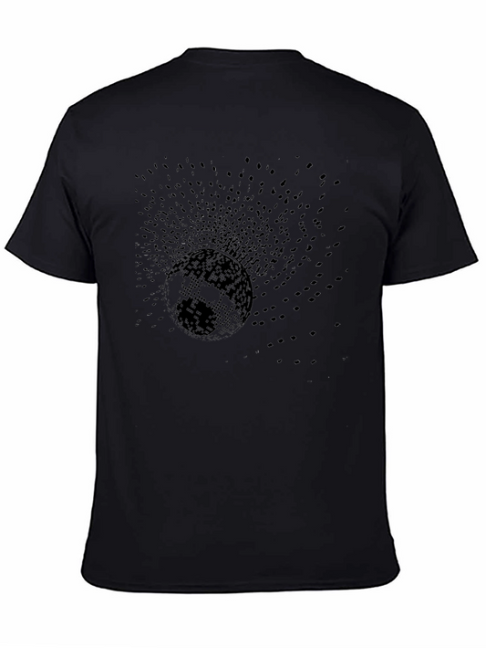 Eerie Eclipse Graphic Tee - Midnight Black