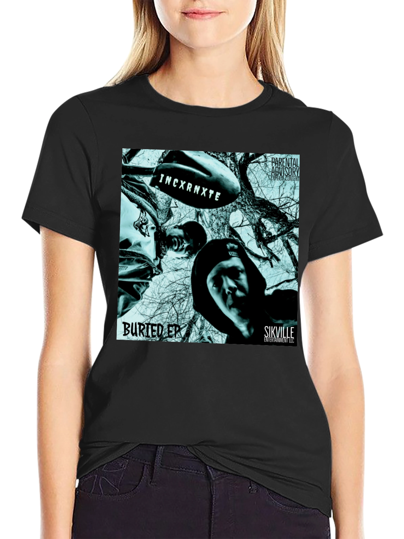 Incxrxnte Buried EP Black T-Shirt