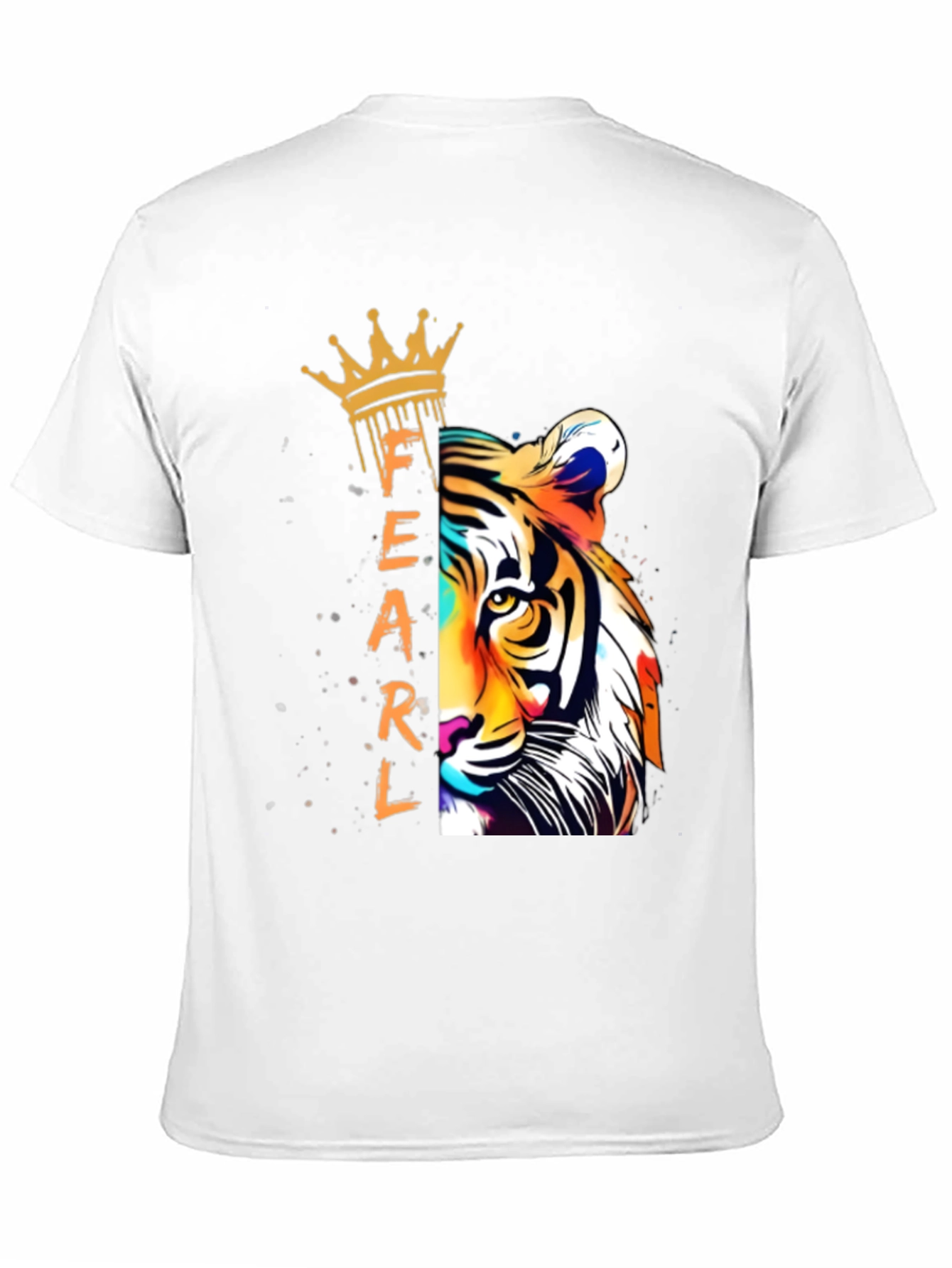 Fearless Tiger Graphic Tee - Black