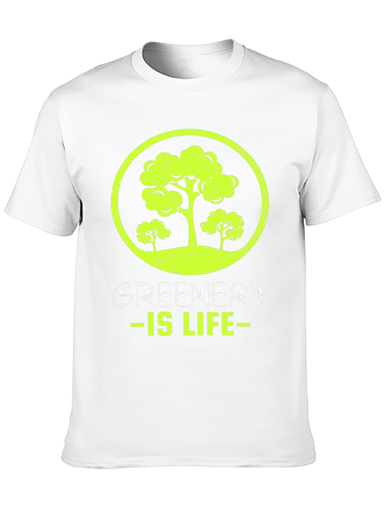 Greenery is Life T-Shirt - Eco-Friendly Design