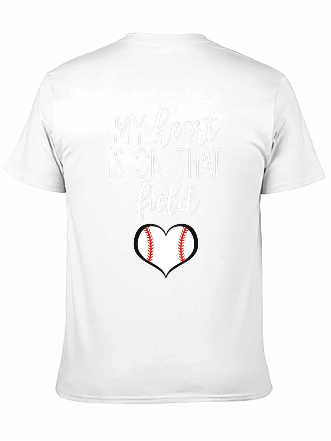 My Heart is On That Field Baseball T-Shirt
