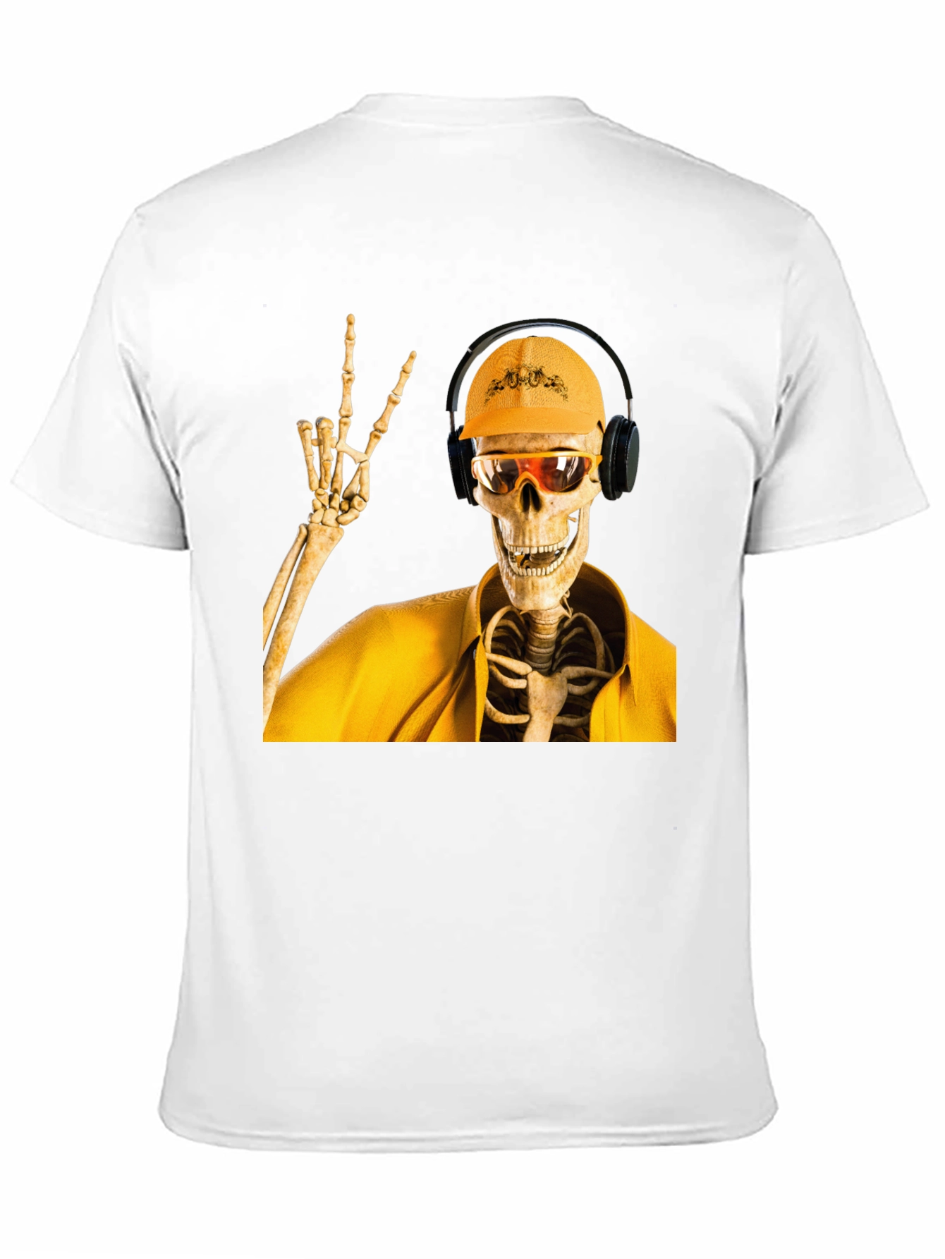 Construction Skeleton Graphic T-Shirt