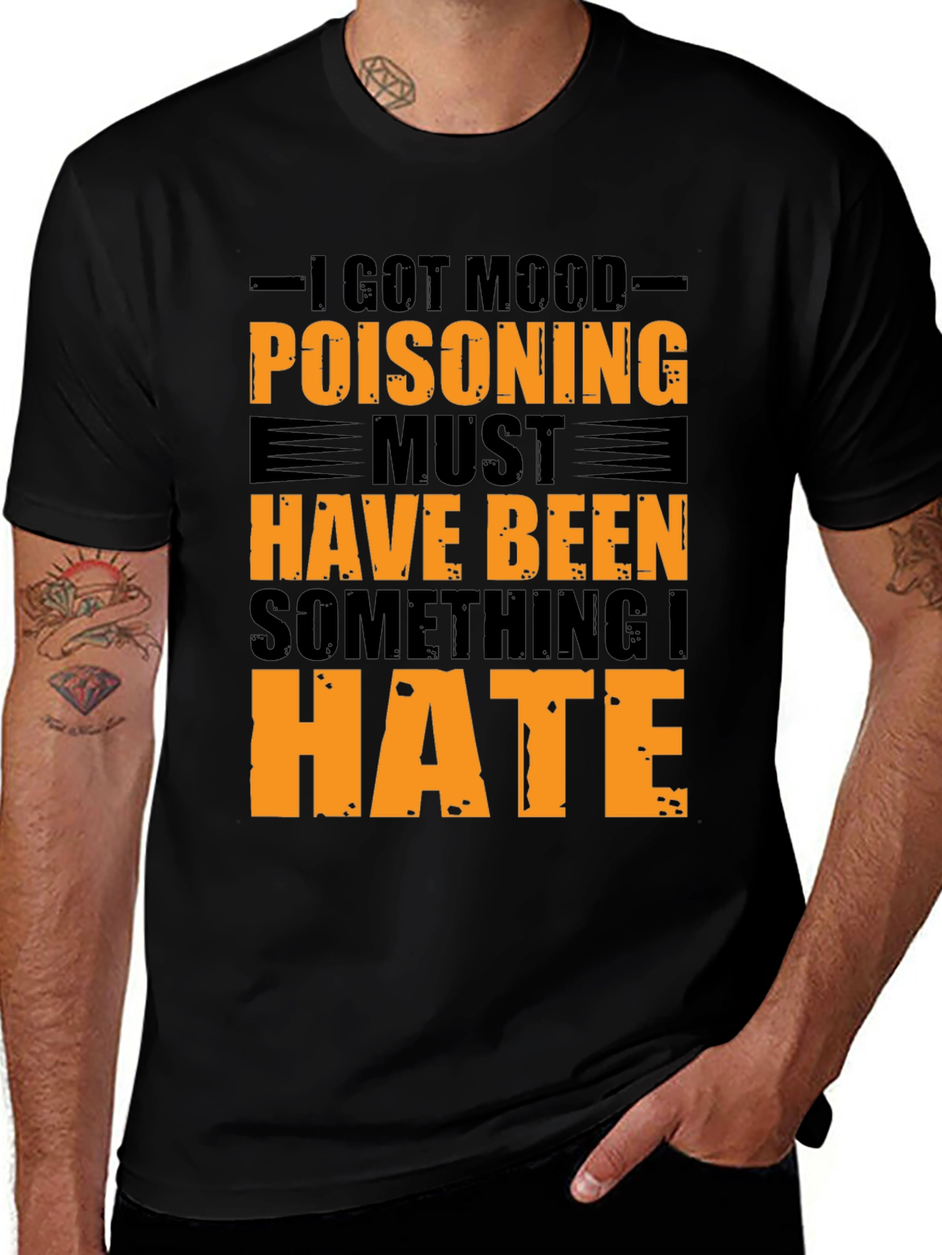 Mood Poisoning Graphic Tee - Funny Sarcastic T-Shirt