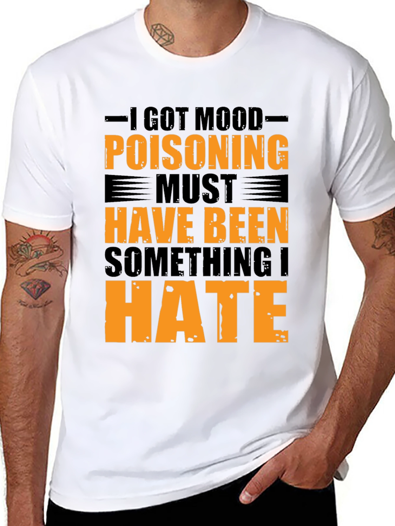 Mood Poisoning Graphic Tee - Funny Sarcastic T-Shirt