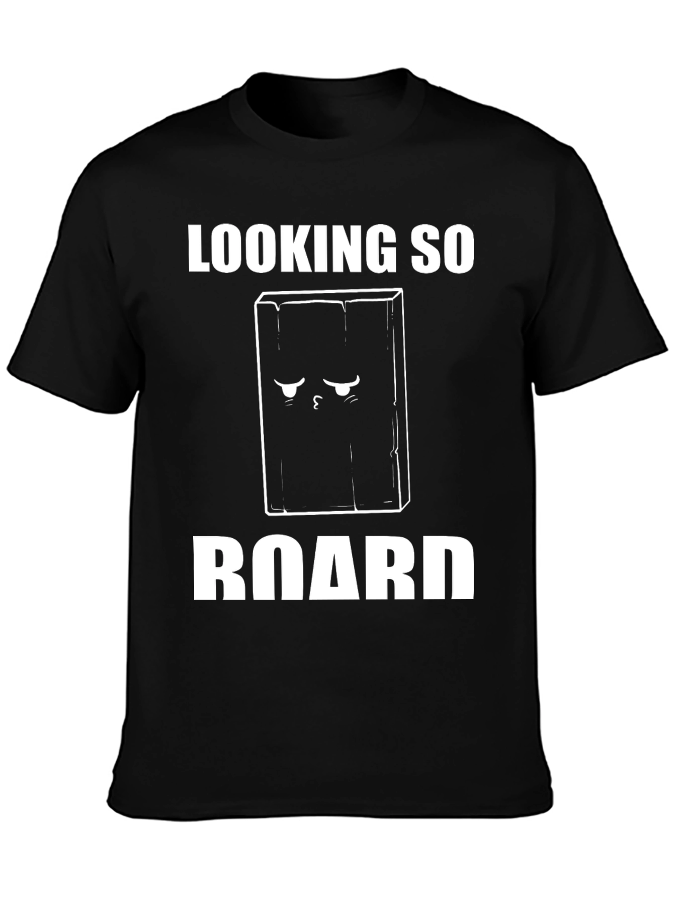 Looking So Board Black T-Shirt