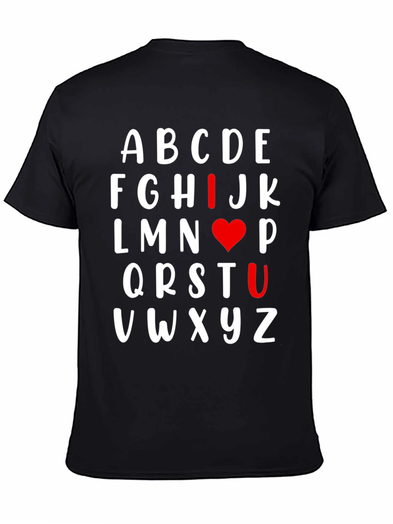 I Heart U Alphabet T-Shirt