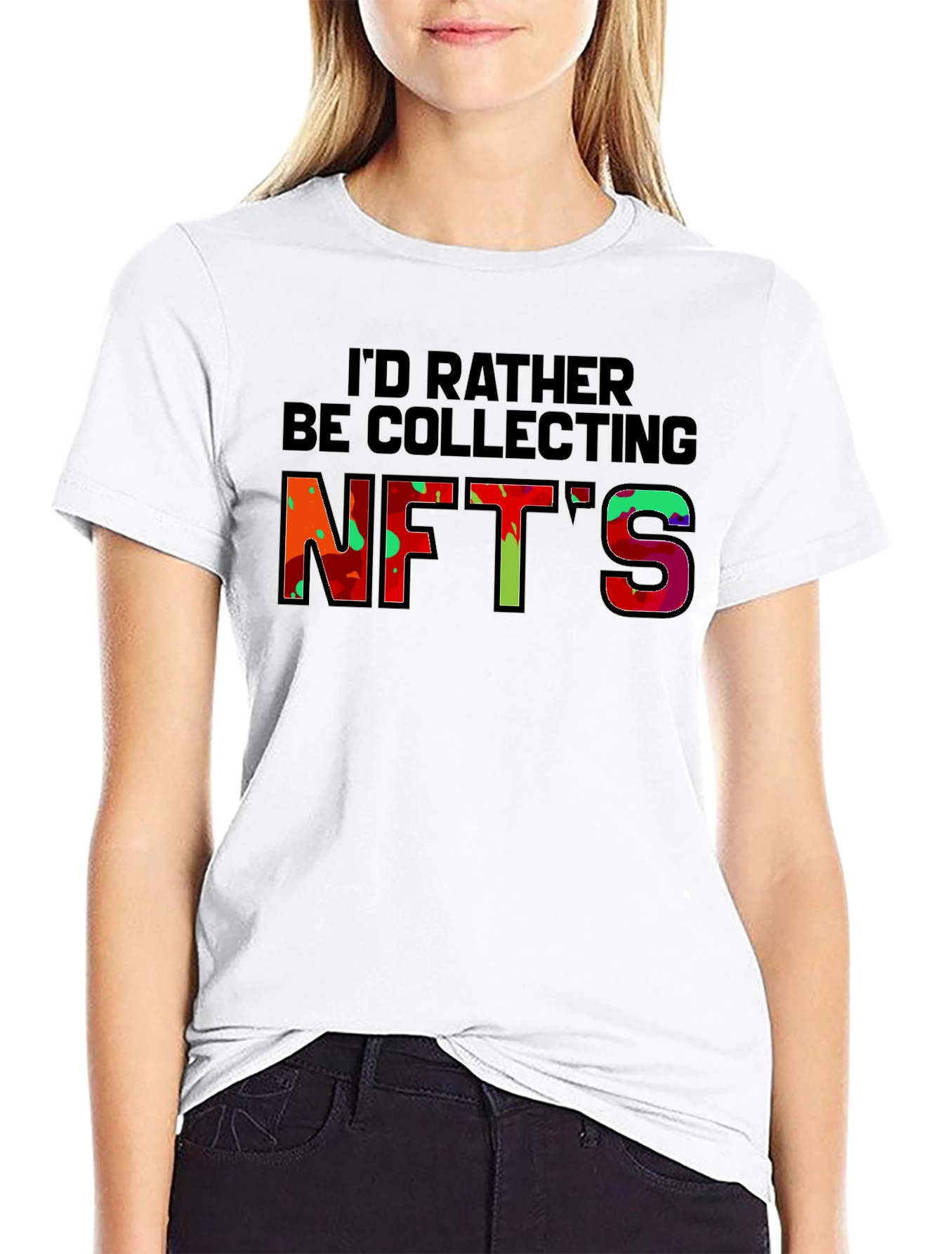 Id Rather Be Collecting NFTs Graphic T-Shirt