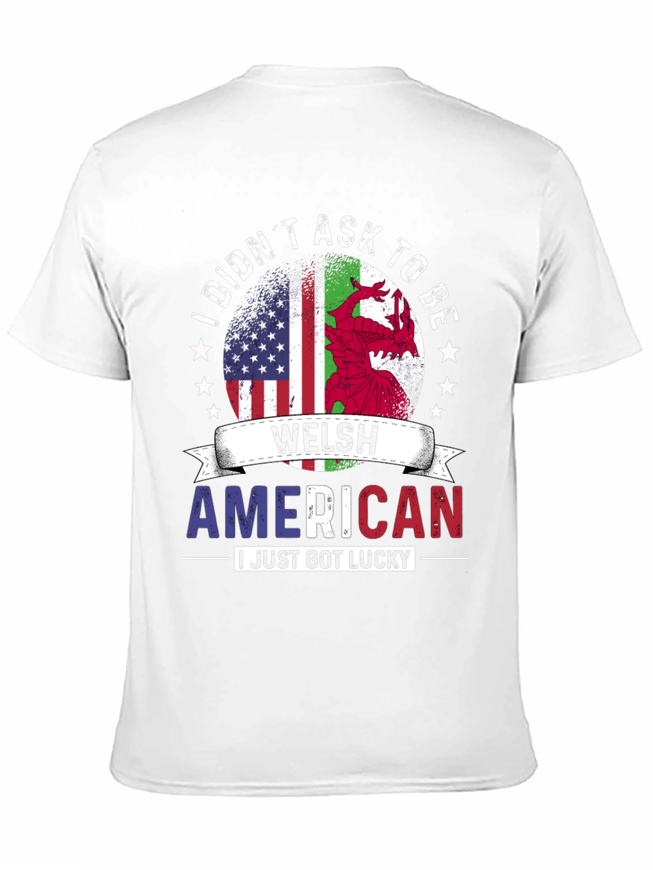 Welsh American Flag Graphic Tee