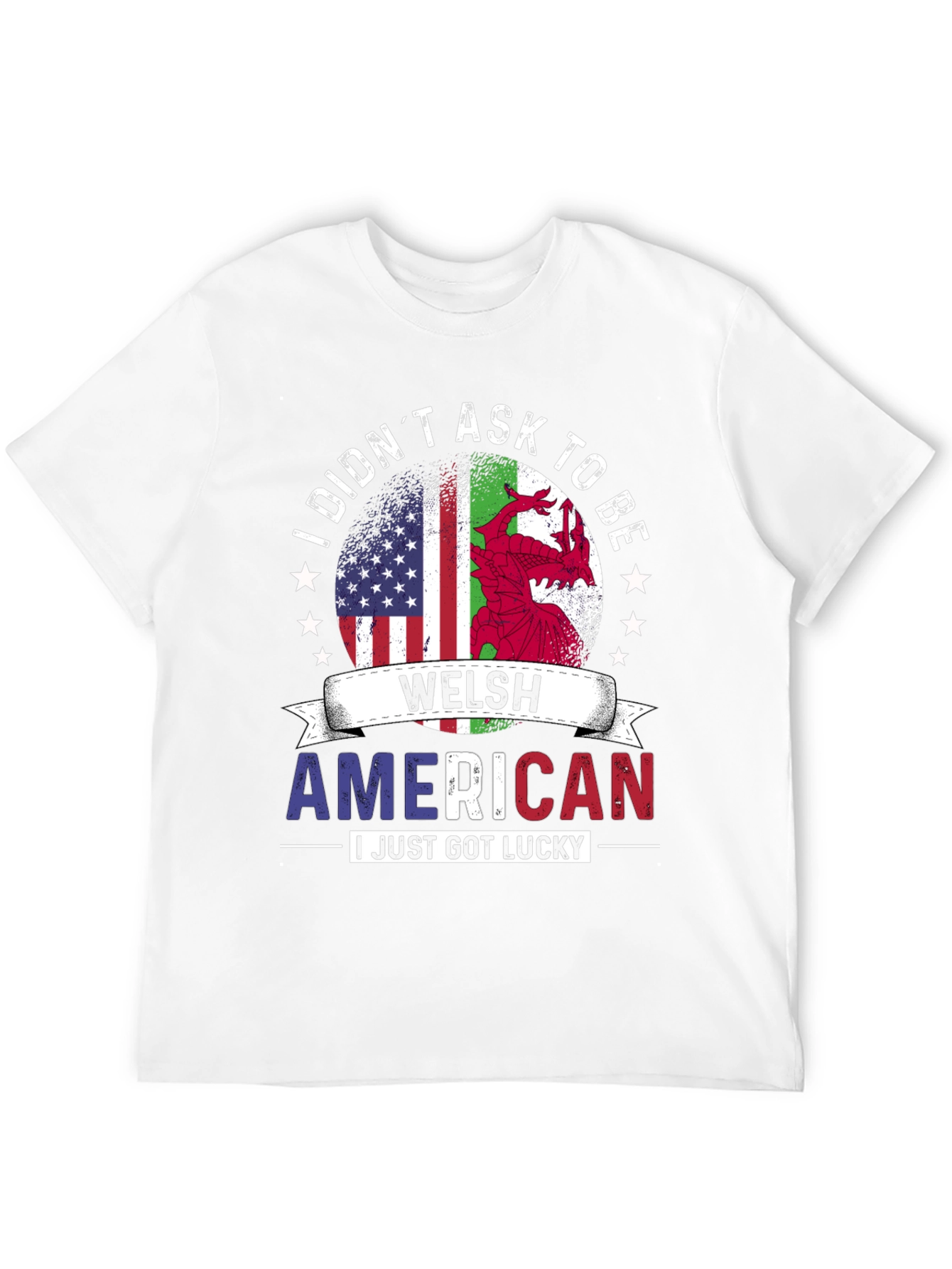 Welsh American Flag Graphic Tee