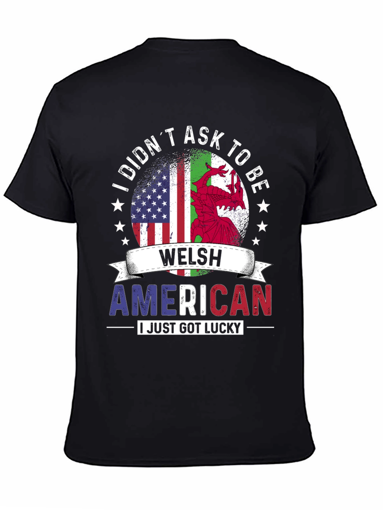 Welsh American Flag Graphic Tee