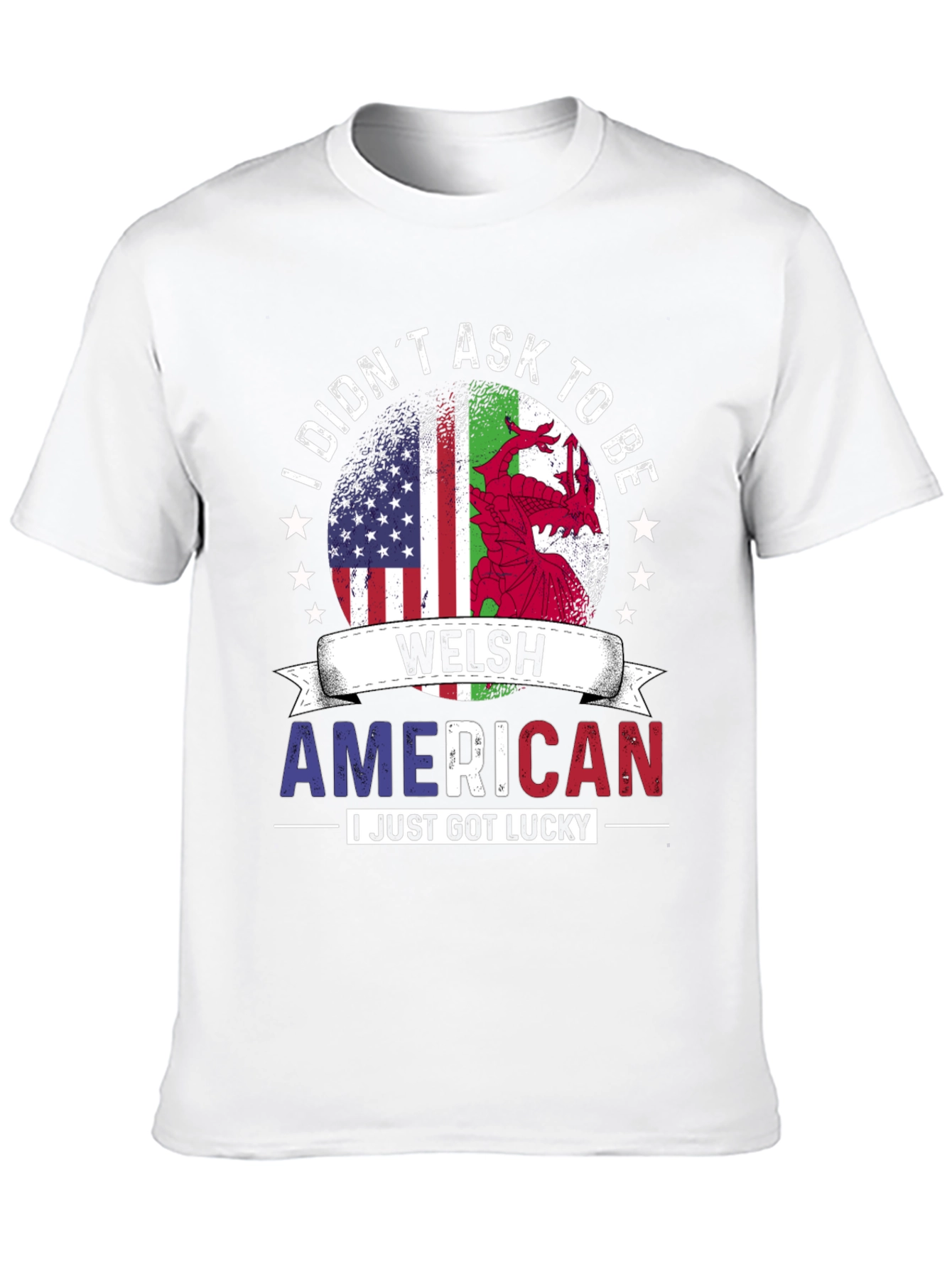 Welsh American Flag Graphic Tee
