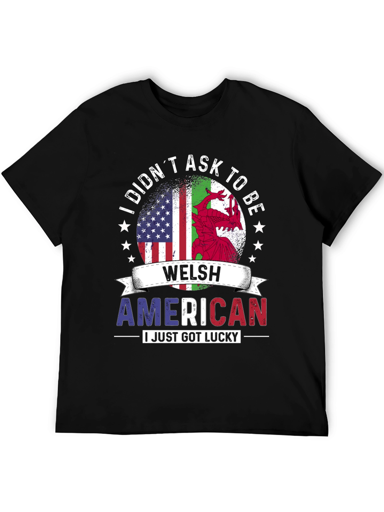 Welsh American Flag Graphic Tee