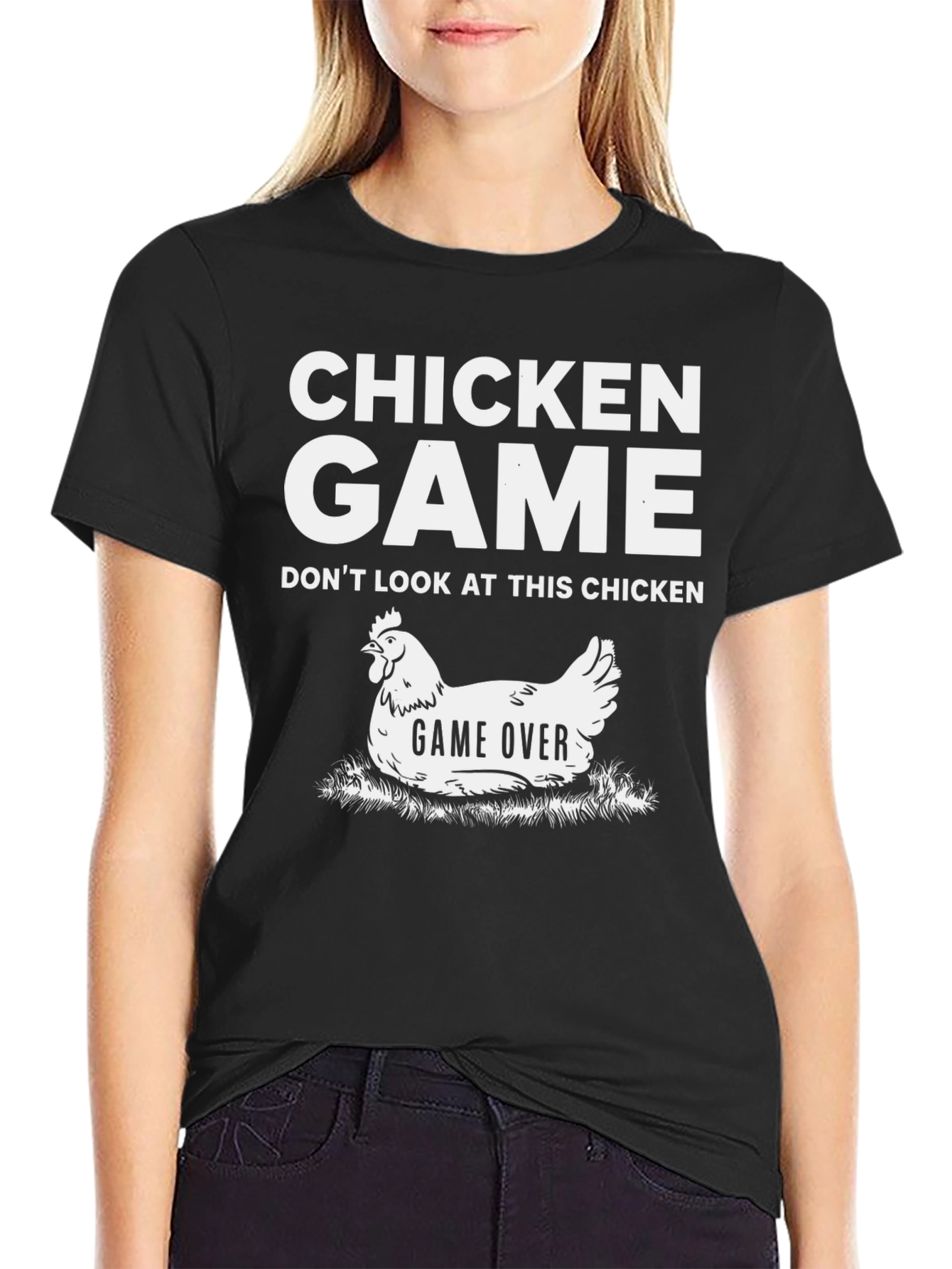 Chicken Game T-Shirt: Funny Chicken Lover Tee