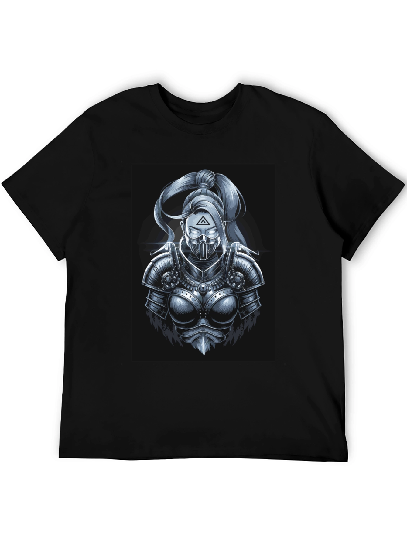 Futuristic Knight T-Shirt - Black