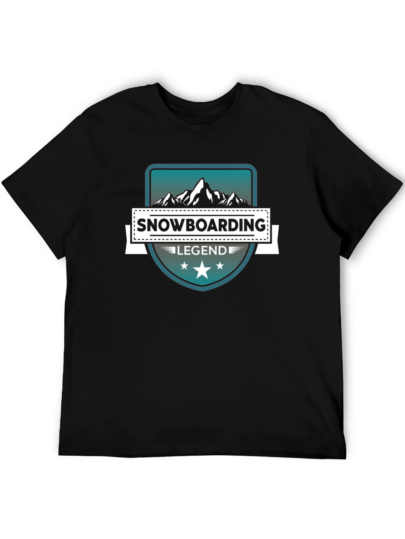 Snowboarding Legend Black T-Shirt