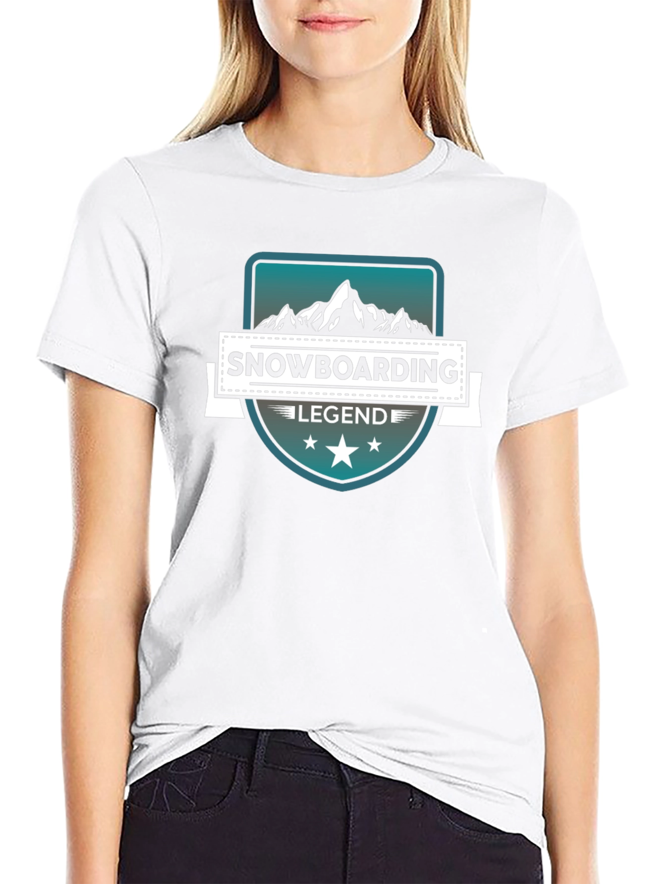 Snowboarding Legend Black T-Shirt