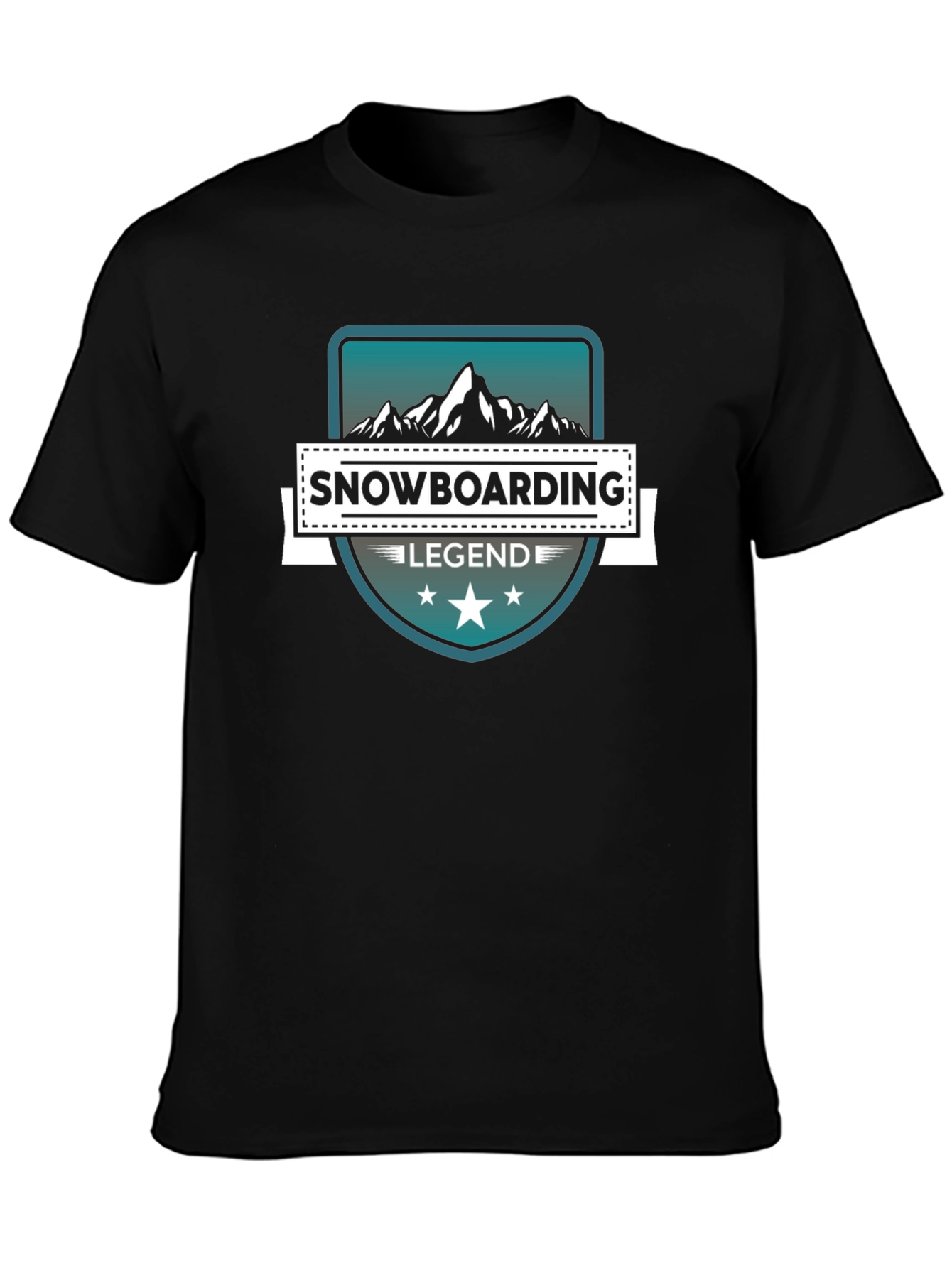 Snowboarding Legend Black T-Shirt