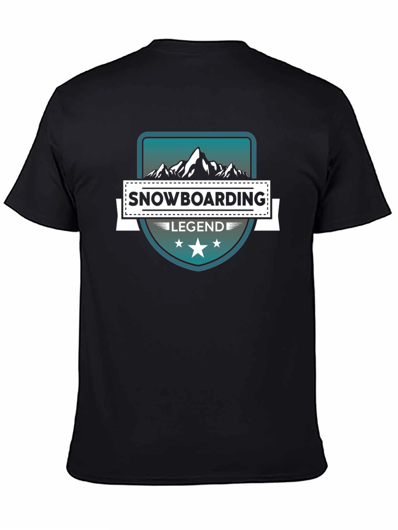 Snowboarding Legend Black T-Shirt