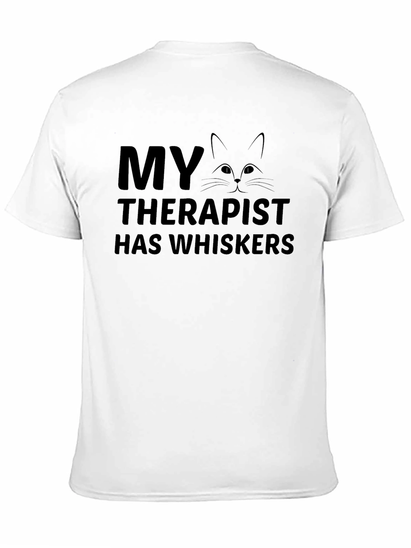 My Therapist Has Whiskers Cat Lover T-Shirt