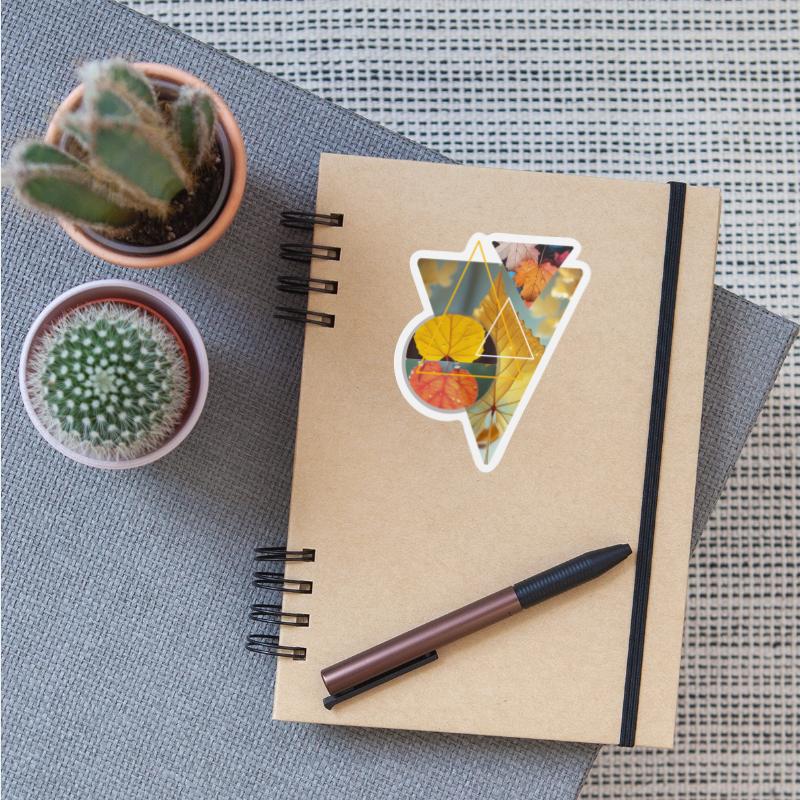 Abstract art clourfull leaves art design