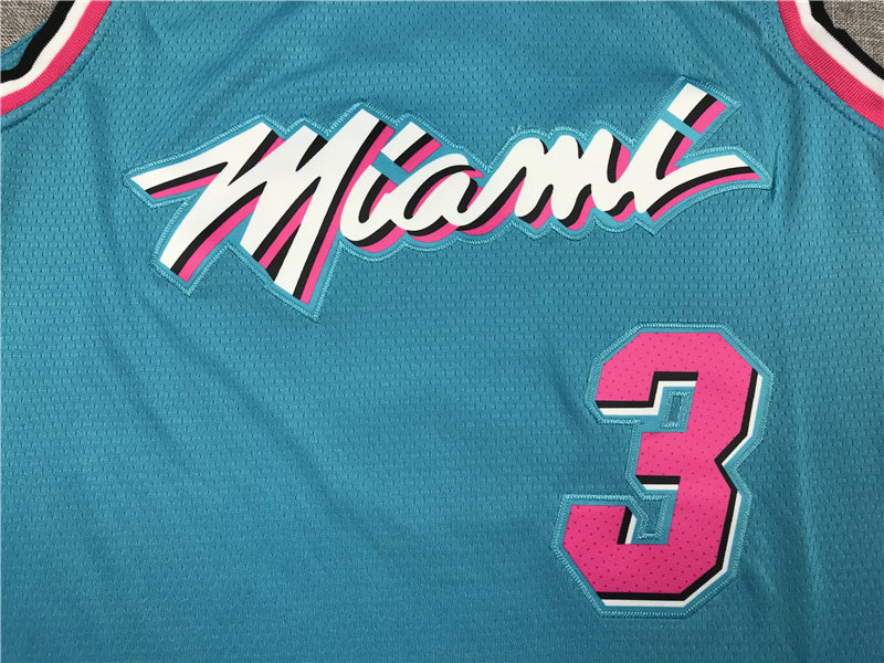Men's Miami Heat Dwyane Wade #3 Blue Swingman Player Jerseys