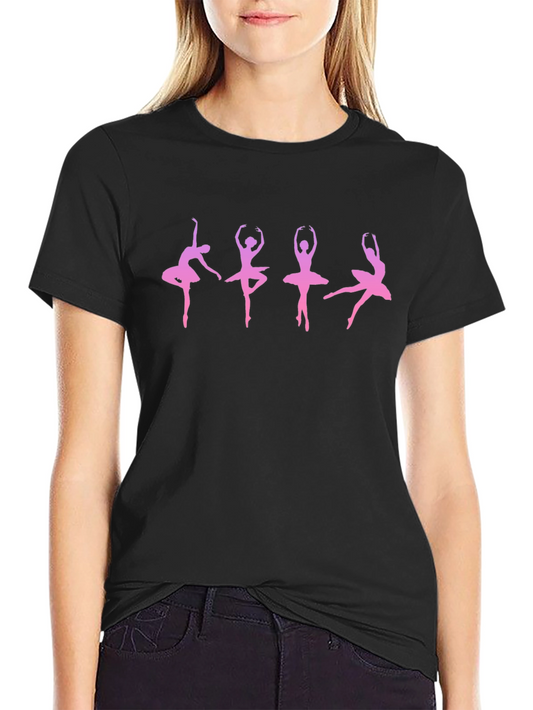 Ballerina Graphic T-Shirt - Dance Lover Tee