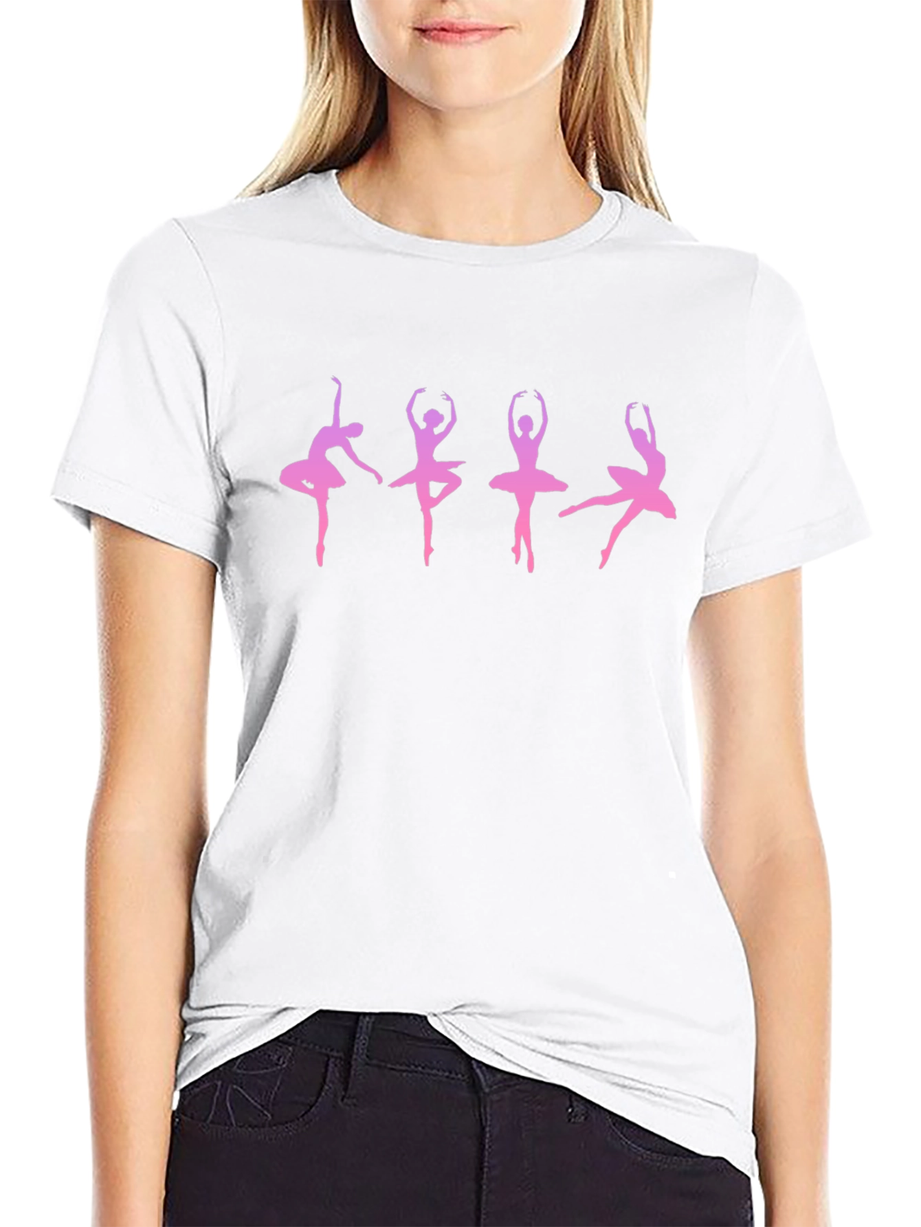 Ballerina Graphic T-Shirt - Dance Lover Tee