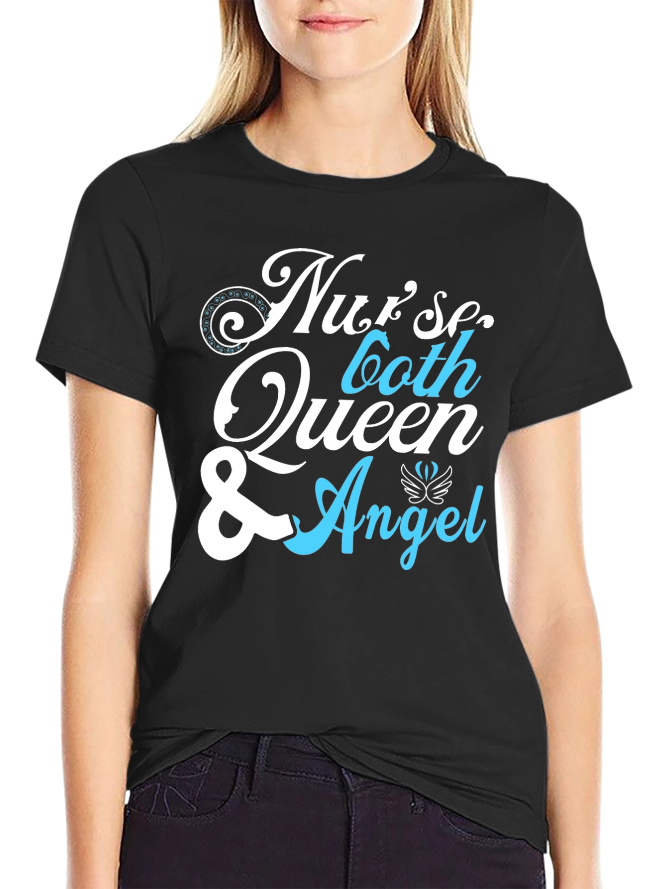 Nurse Queen & Angel Graphic T-Shirt - Unisex
